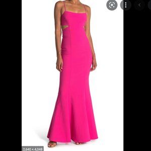 LIKELY Tamarelli Sleeveless Cutout Gown Pink Size 0